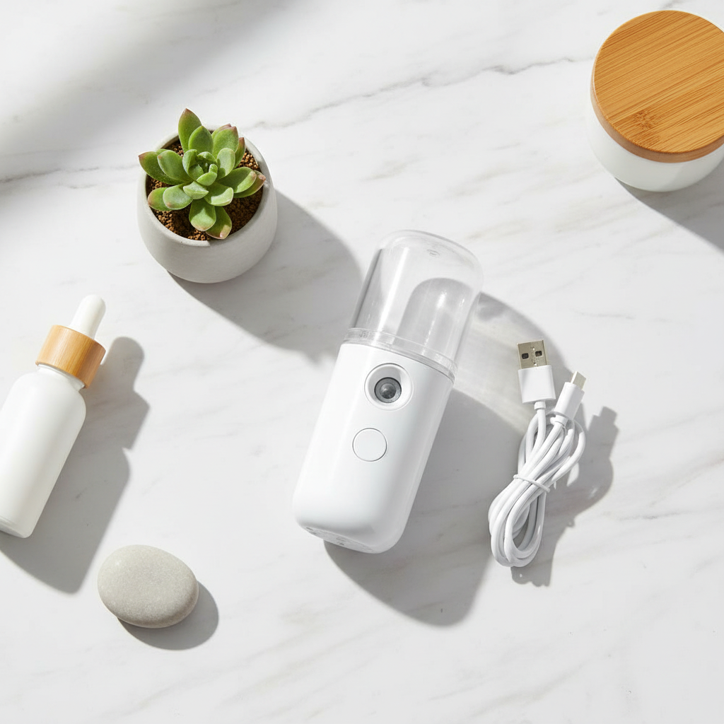 Mist sprayer flat lay