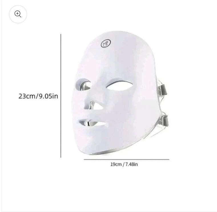 Portable 7-Color LED Face Mask