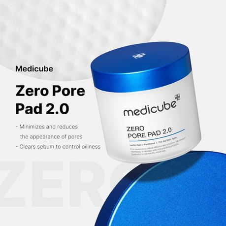 Medicube Zero Pore Pads 2.0 – Exfoliating & Pore-Minimising Toning Pads